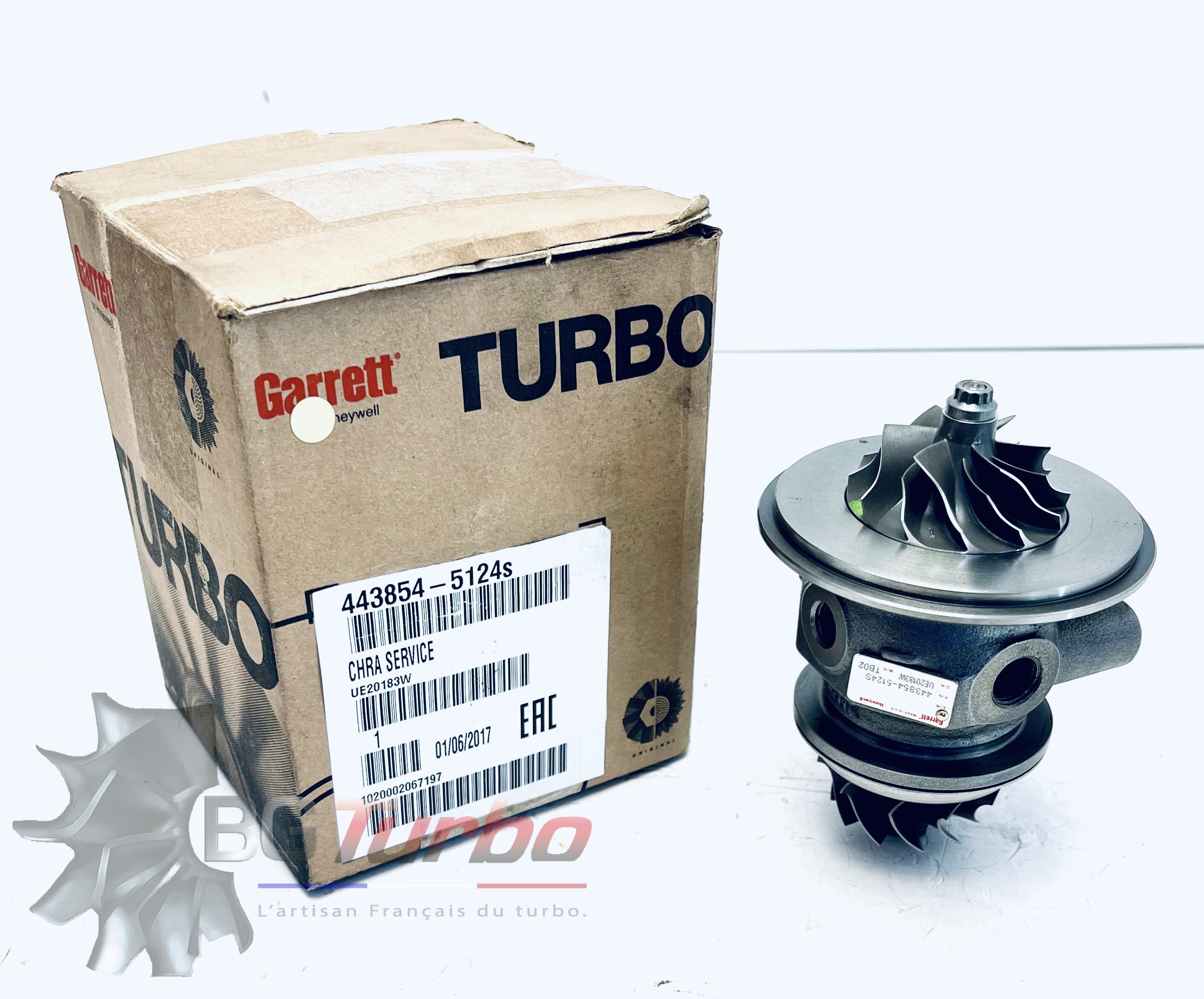 PIECES DETACHEES - NEUF ORIGINE - CHRA SERVICE - TB2560 - FIAT - 443854-5124S - Fits turbo 454059-0004
